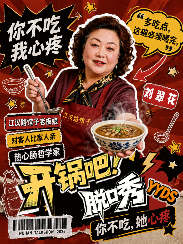 刘翠花，江汉路馆子老板娘